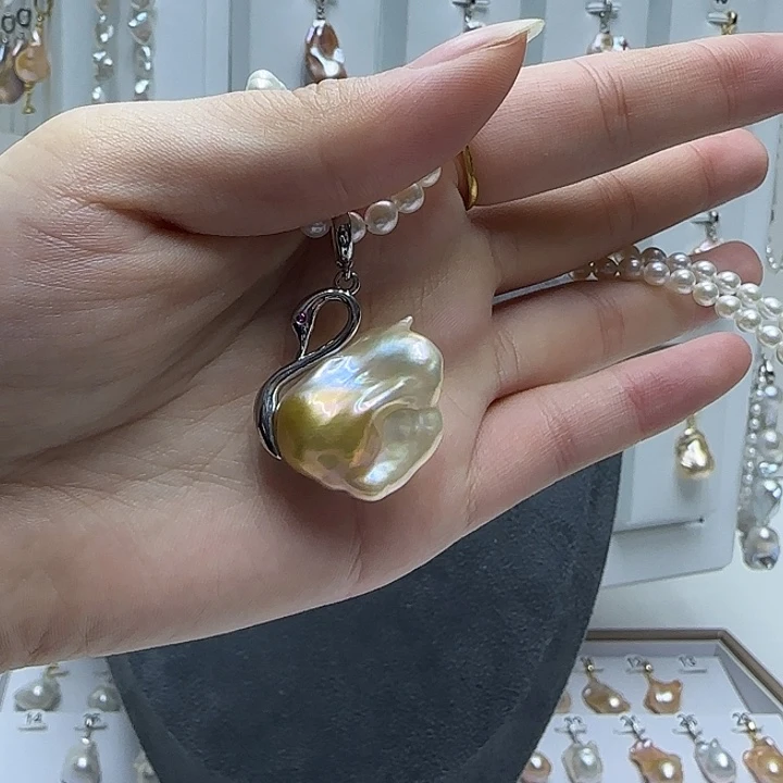 未镶嵌巴洛克珍珠淡水珍珠