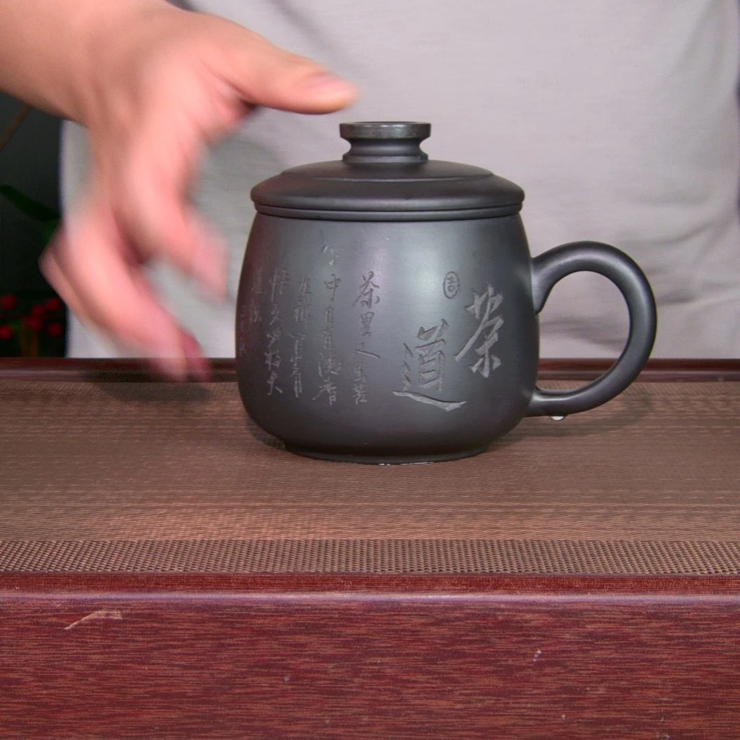 茶杯紫砂高货放漏
