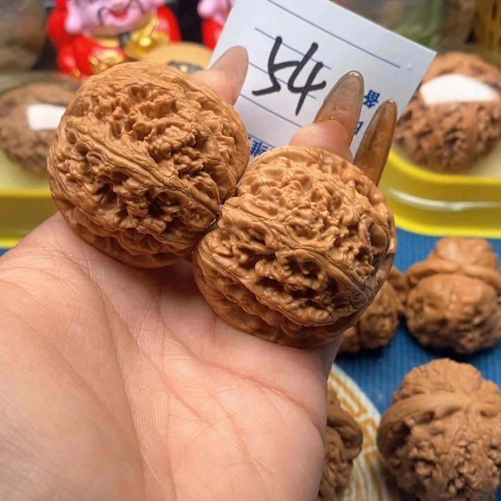 文玩核桃把件54号44平谷粗筋