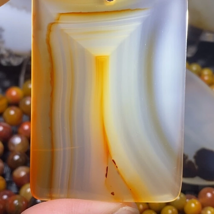 玛瑙/玉髓颈饰未镶嵌摆****）