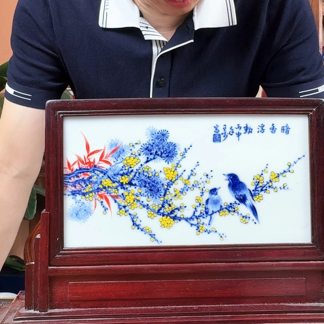 景德镇陶瓷手工瓷版画