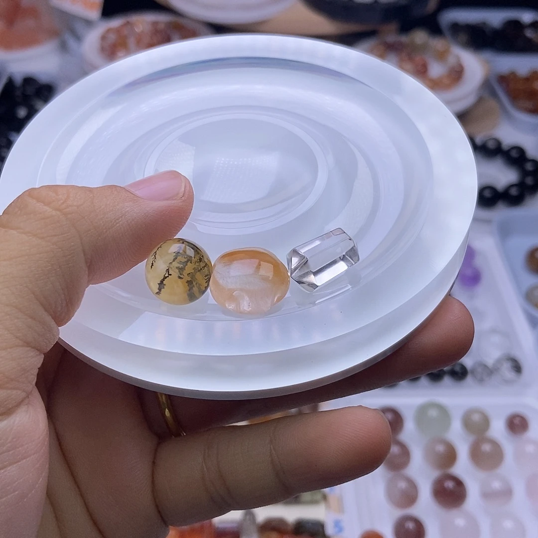 啾***啾银S925镶嵌手链水晶定制打孔不退换