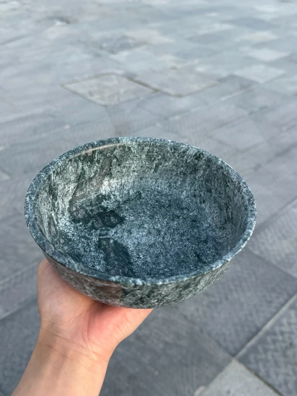 【藏知典】西藏天然皂石大碗，900ml