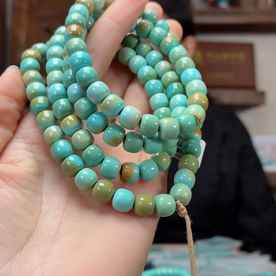 未镶嵌绿松石珠宝奇石B****