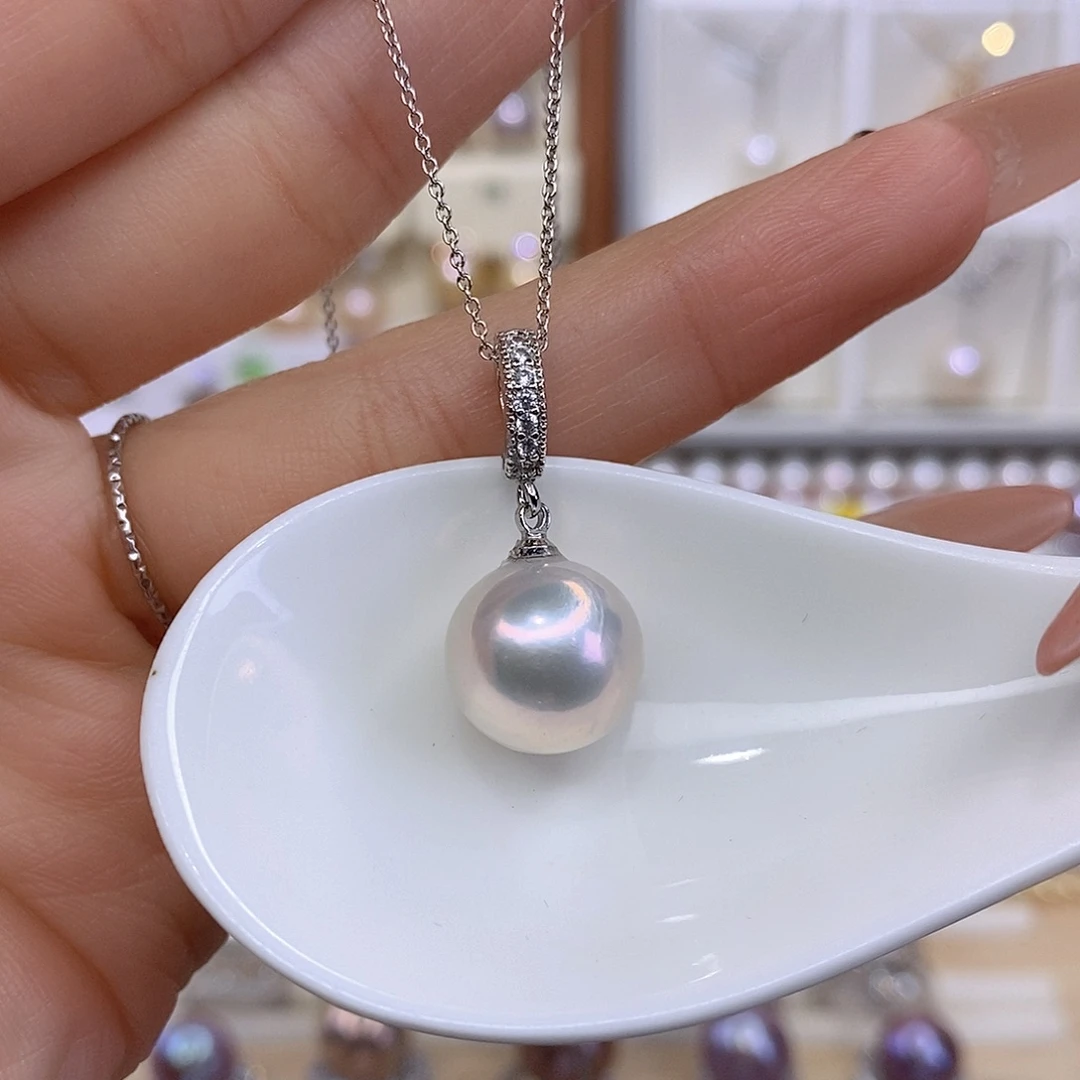 合金淡水珍珠颈饰F