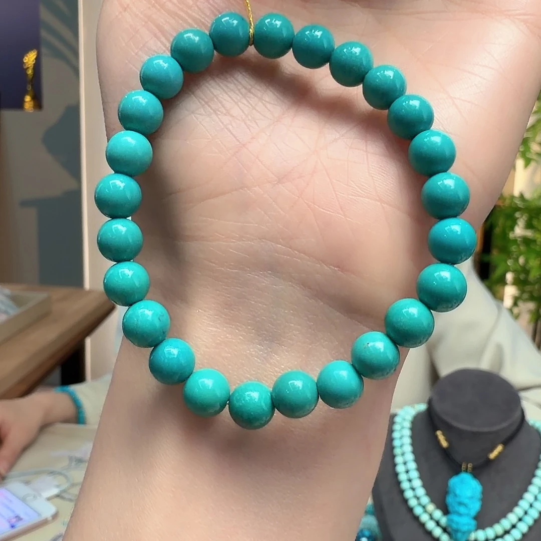 绿松石未镶嵌颈饰