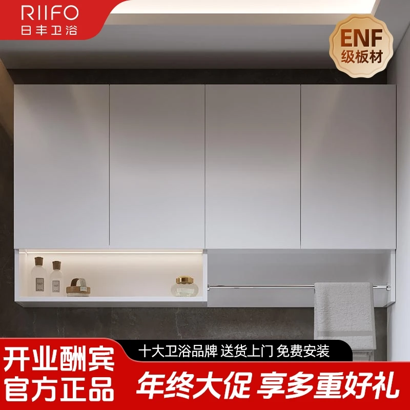日丰卫浴ENF级洗衣机柜上柜吊柜挂墙式收纳柜