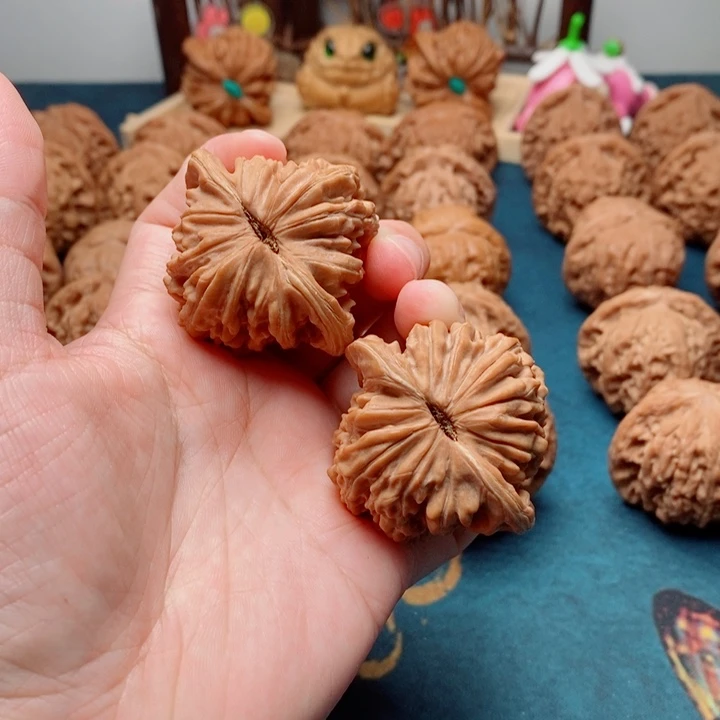 文玩核桃把件四座楼44