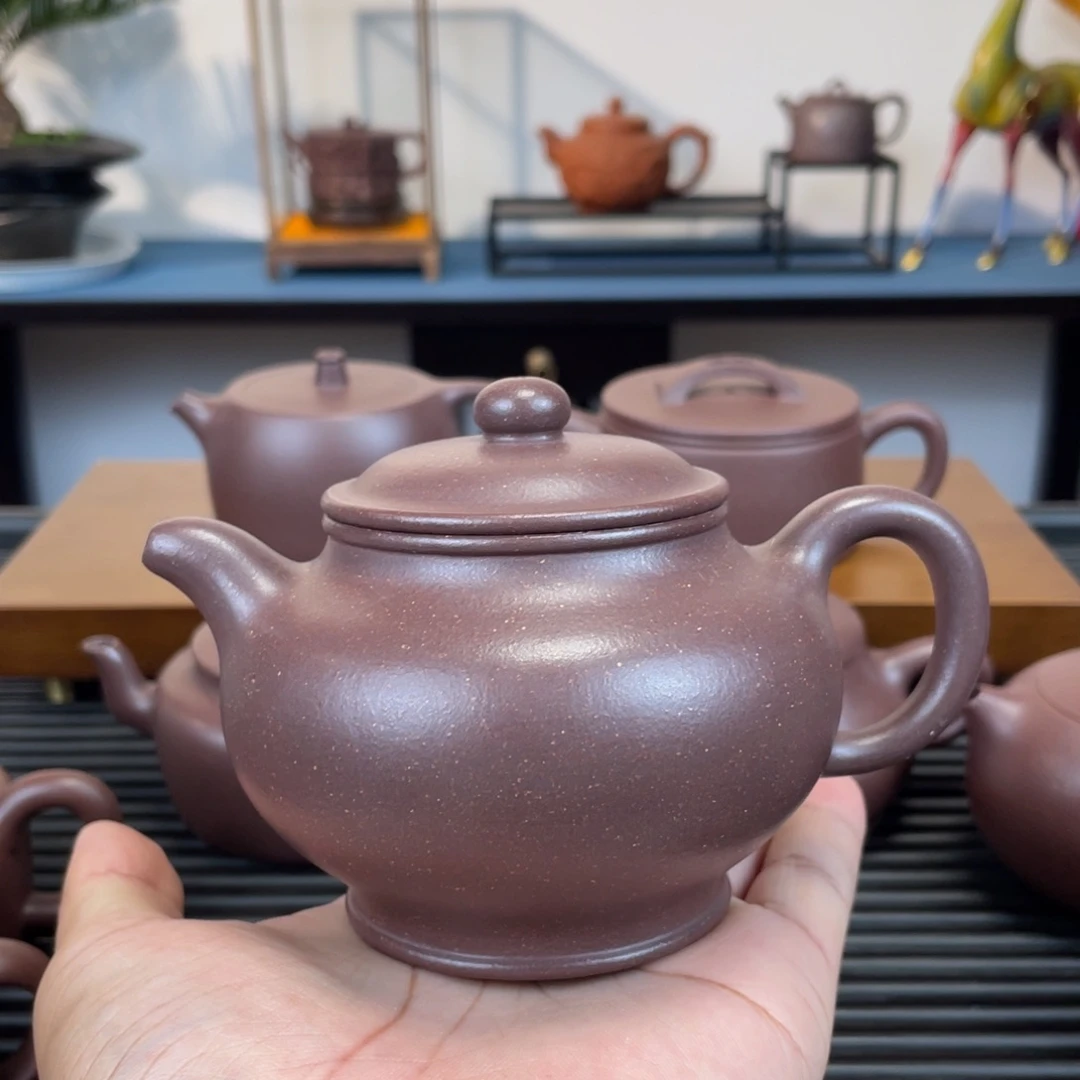 茶壶紫砂底槽青掇只300cc