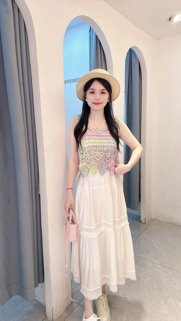 丹妮丝新中式千金风休闲风时尚套装时尚重工甜美两件套套裙