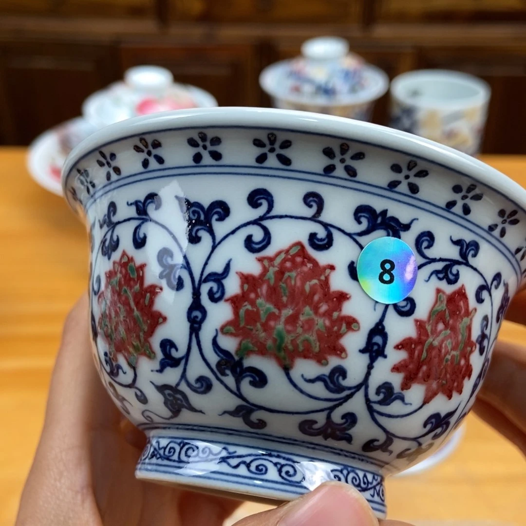 手绘现代茶具非古董