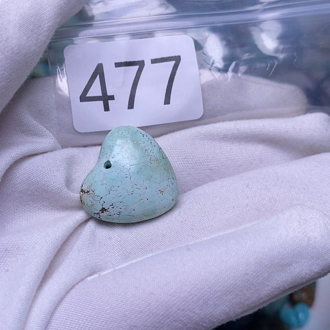 绿松石未镶嵌珠宝半成品