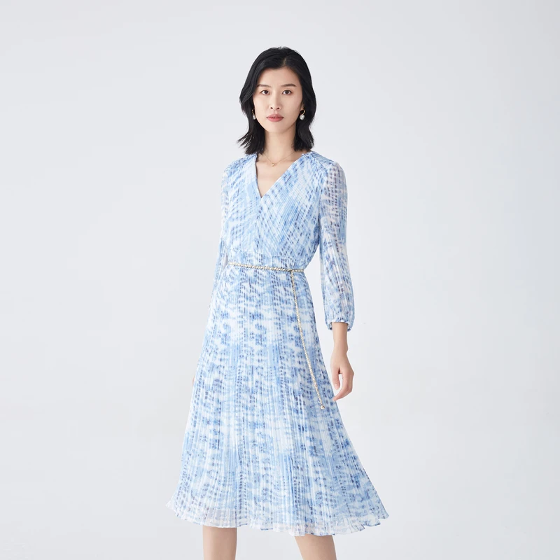 OBEG欧碧倩时尚印花连衣裙10422162