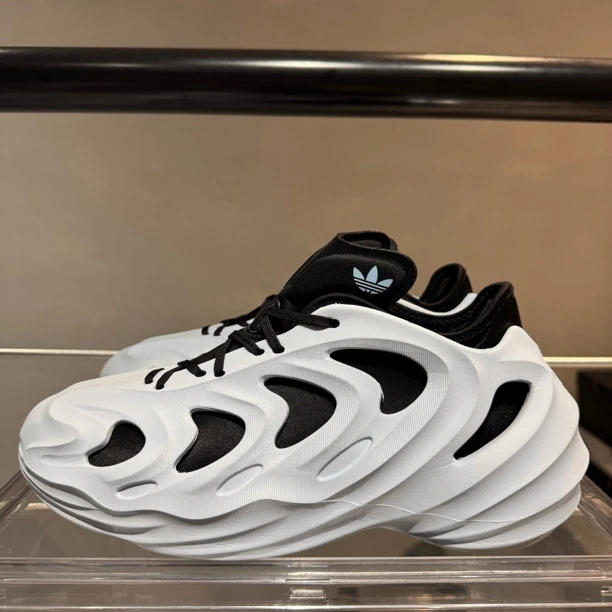 90新 MM6 42.5码 无盒 AdiFOM Halo Blue Core Black 休闲鞋 灰黑