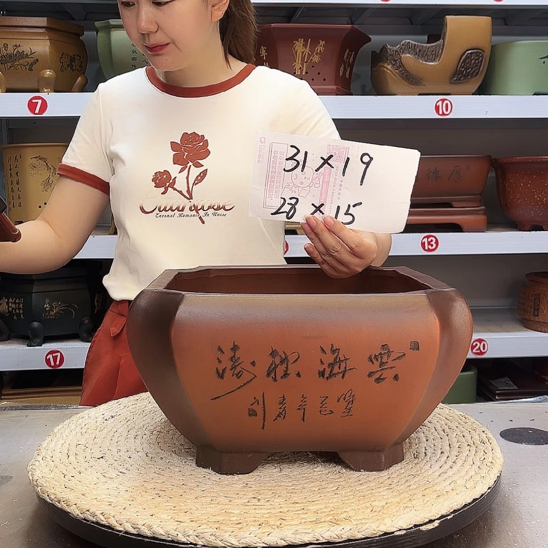 紫砂花盆紫砂花盆