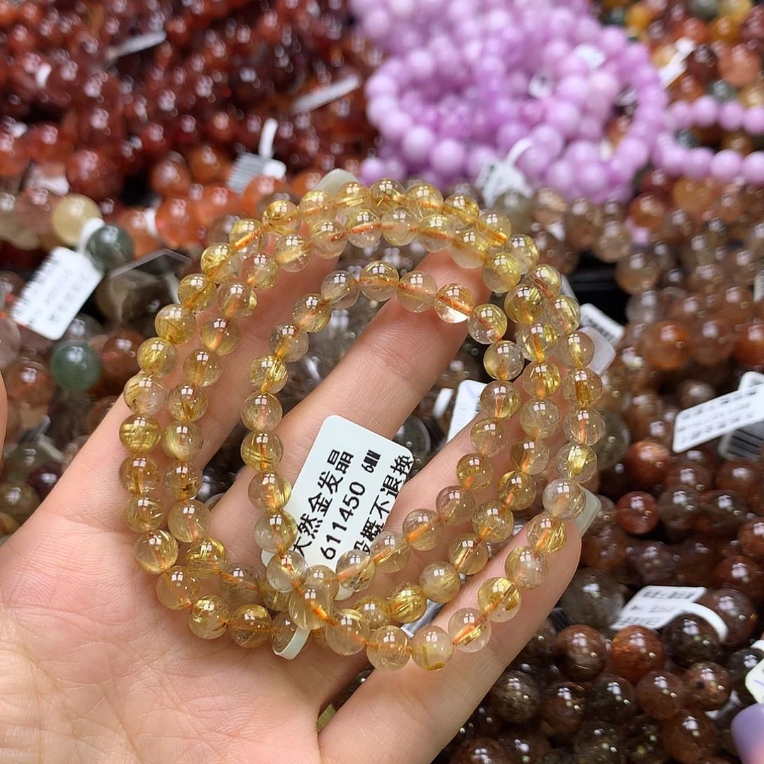 水晶手链未镶嵌，