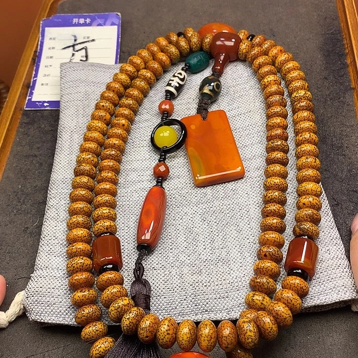 李***训星月菩提吊坠脖挂