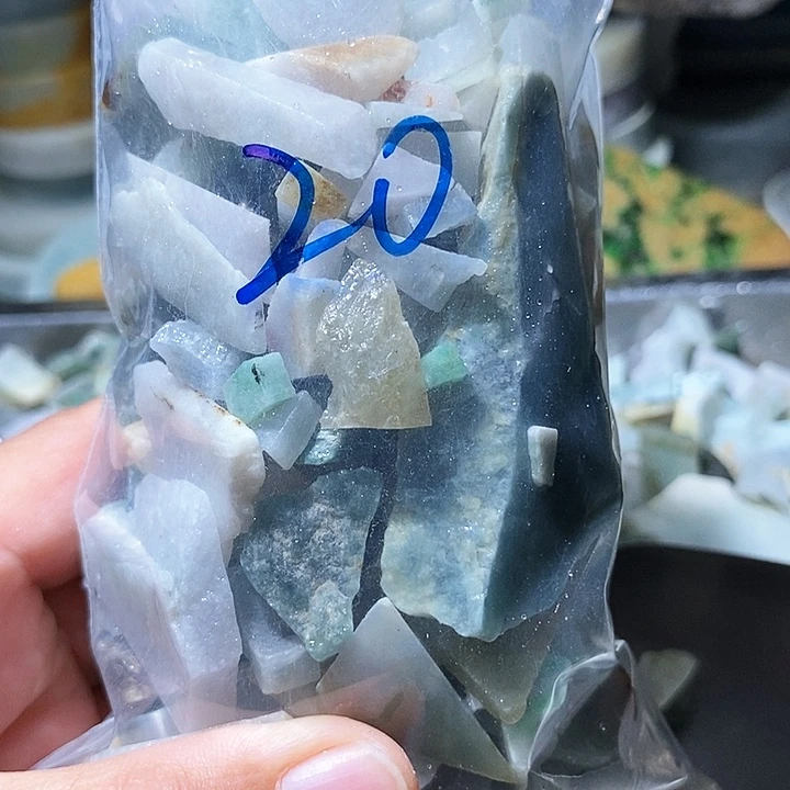 散珠翡翠鱼缸料20
