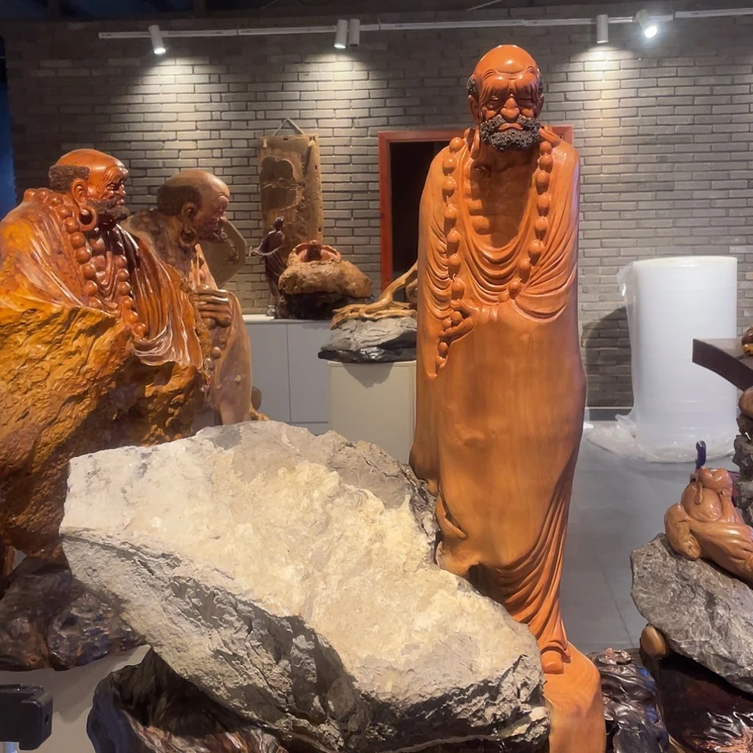 精品达摩摆件作品