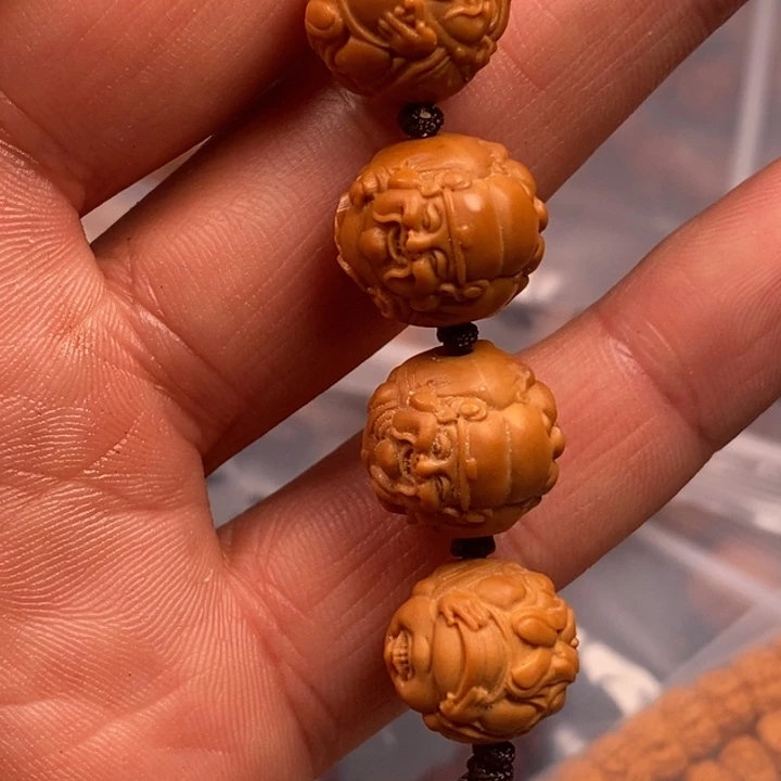 猴头核桃吊坠猴头