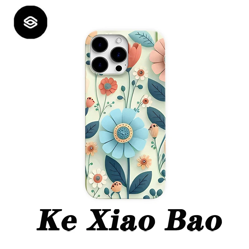 清新花朵适用苹果15promax手机壳小众15pro个性13/12/iphone11/16