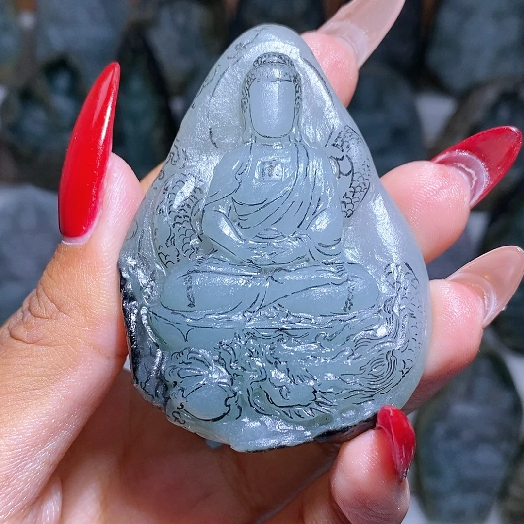 眸***梦定制翡翠未镶嵌翡翠