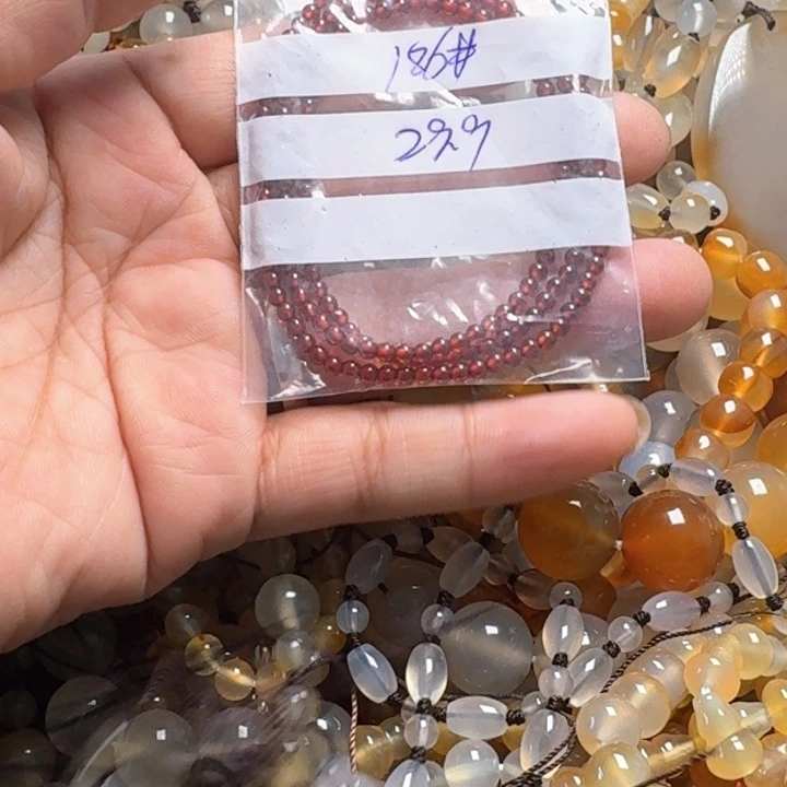 玛瑙/玉髓颈饰未镶嵌用****3186