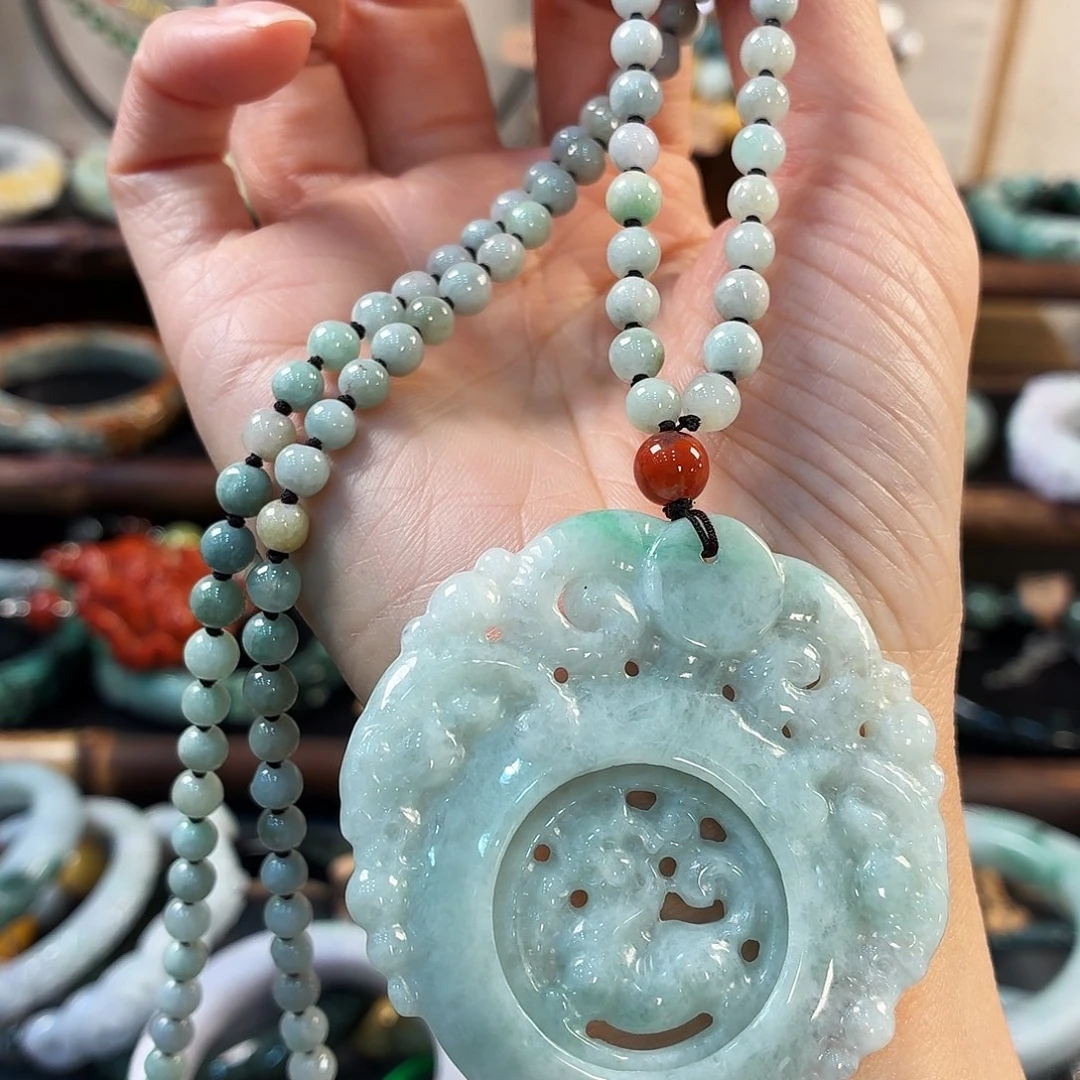 嘻***嘻翡翠未镶嵌手链手串