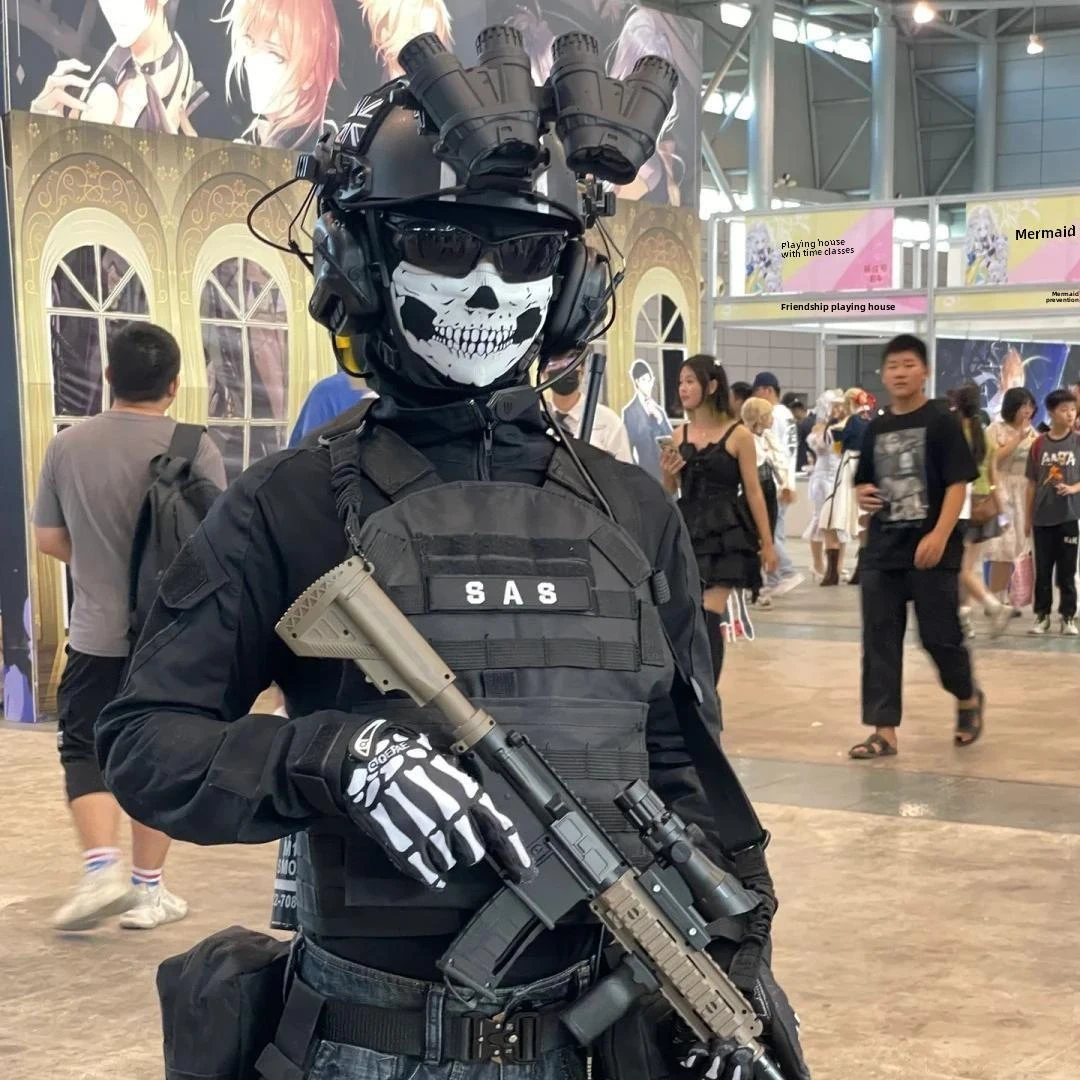 覆面系面罩面具keegan男风使命召唤幽灵骷髅面罩暗区突围冥河头套