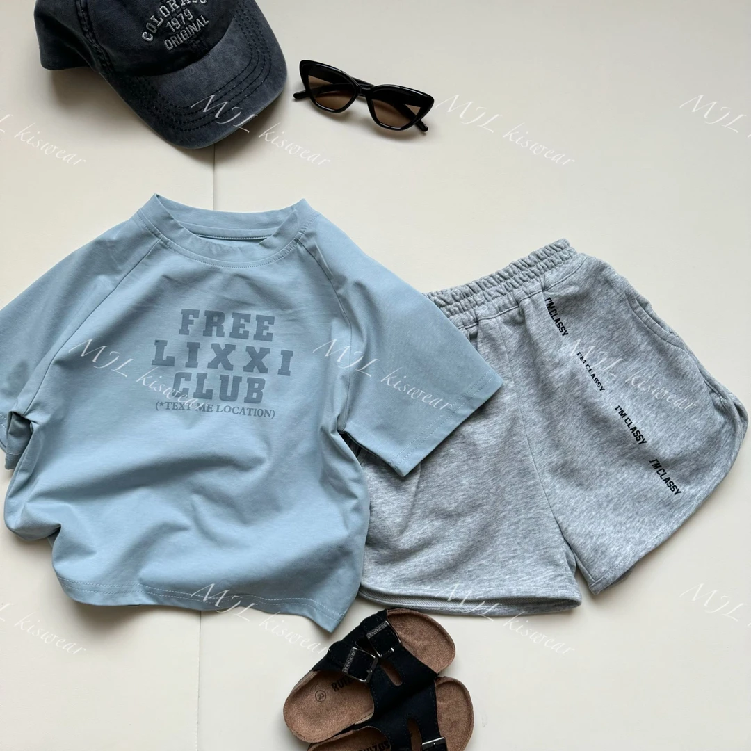 MJL2025夏款短袖裤子儿童组合套装25M80