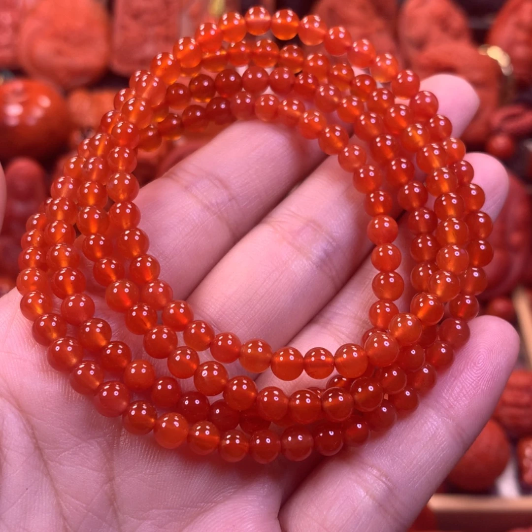 【闪购商品】未镶嵌多圈南红玛瑙