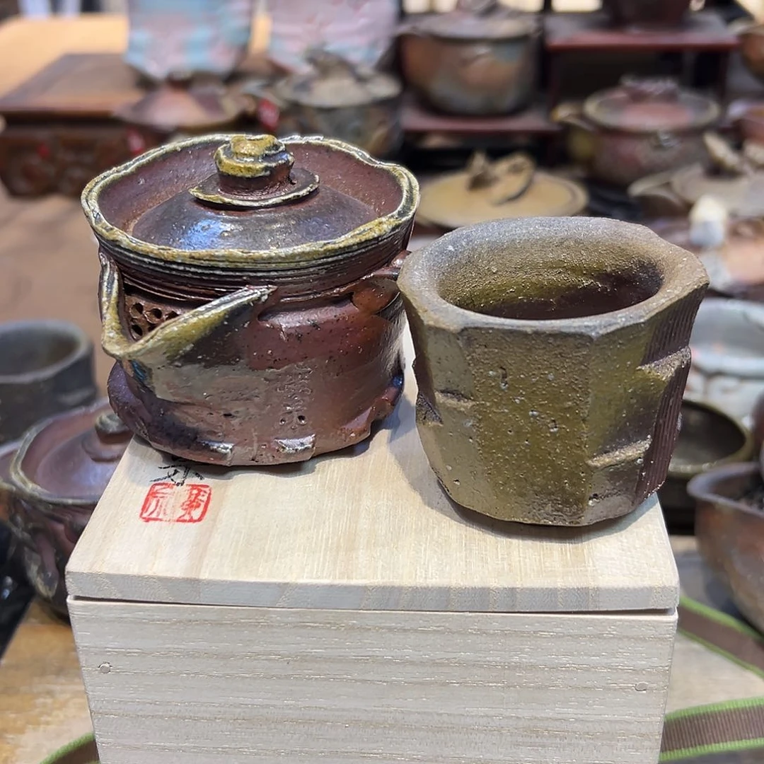 大*备前杯子宝瓶一个