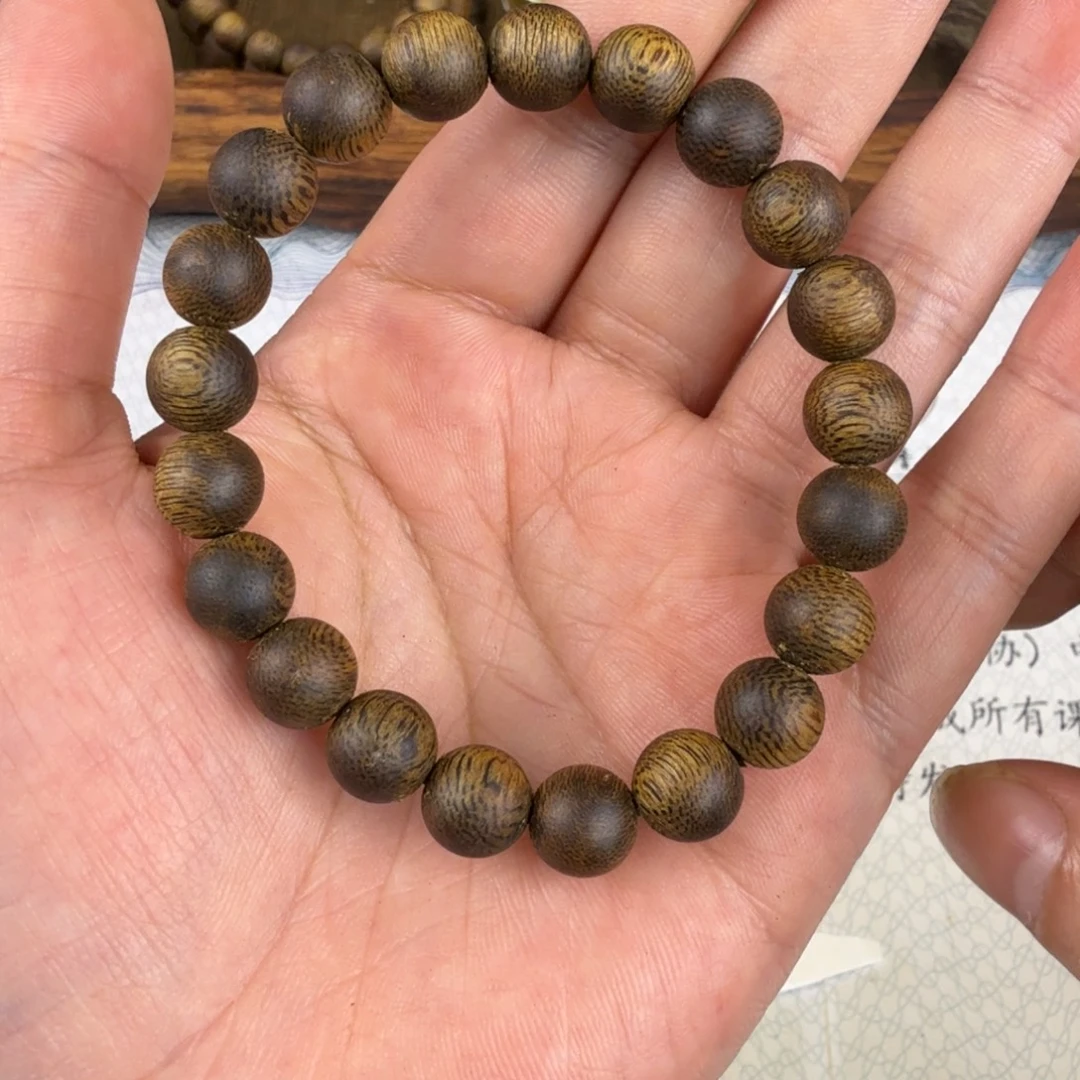 手串沉香种植绿棋单圈圆珠发一