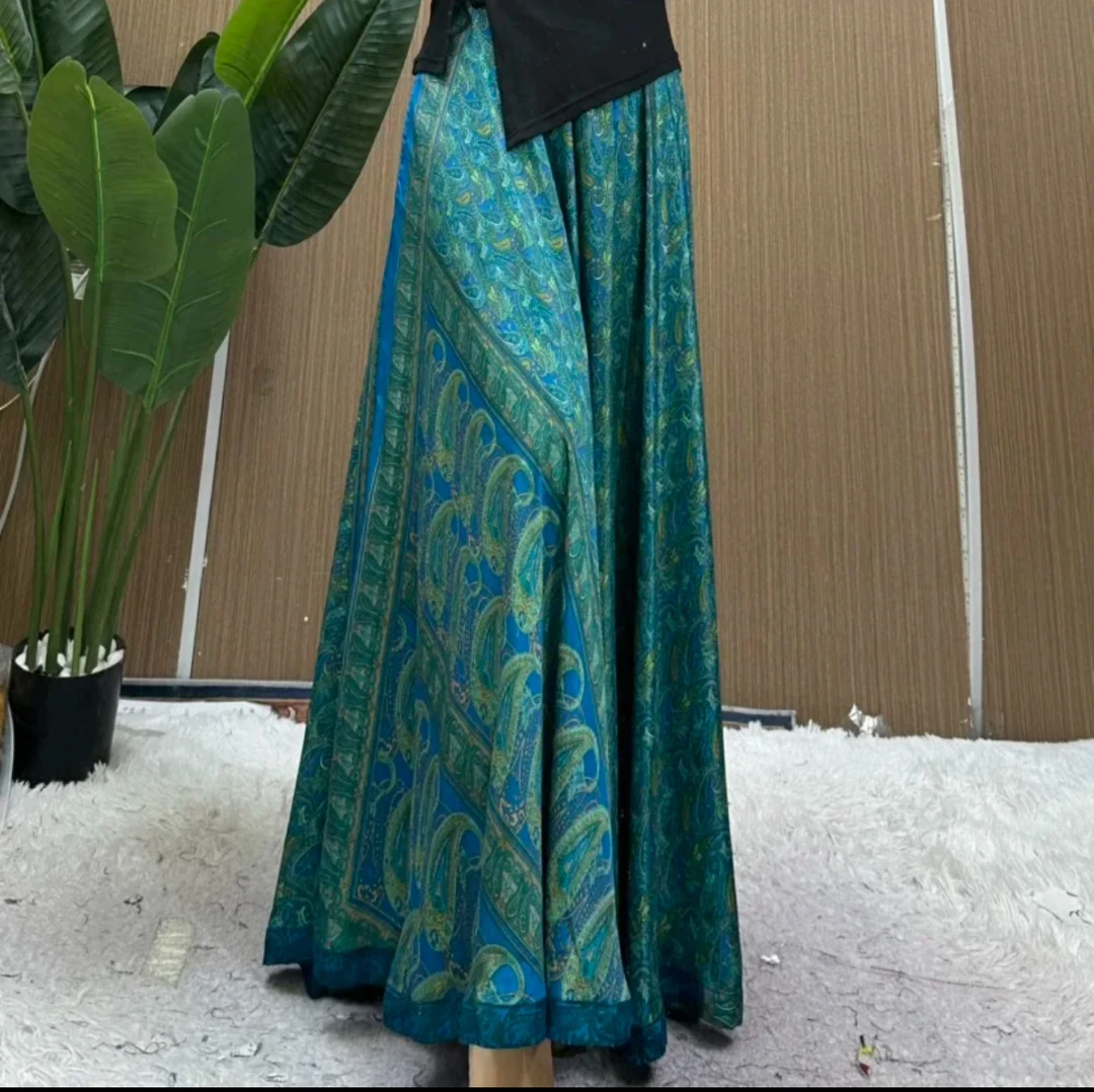 A26号孔雀蓝，艾悦尼 Aarani 尼泊尔大摆裙