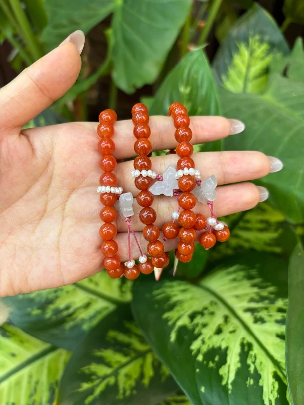 0481南红单圈手串约7mm多样性发其一