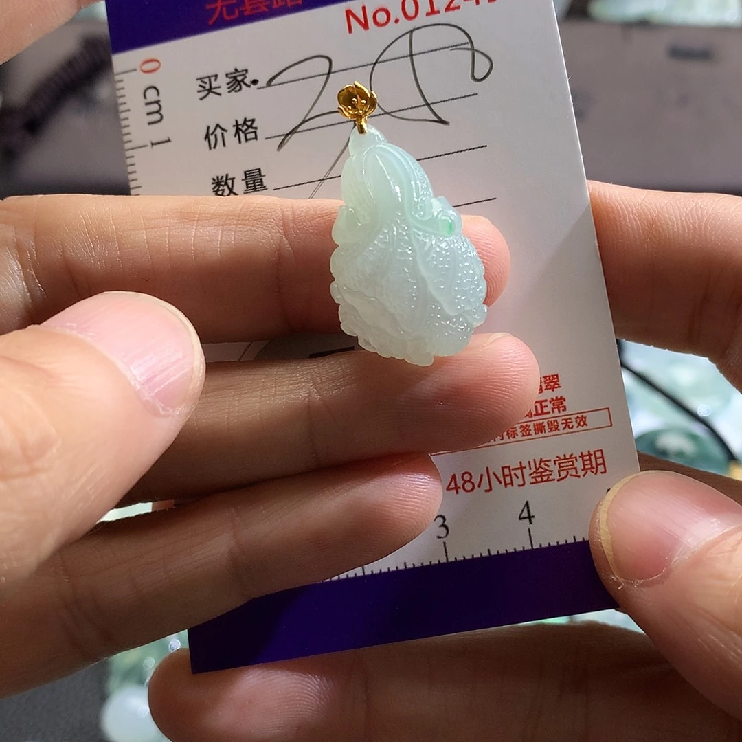 翡翠未镶嵌颈饰吊坠
