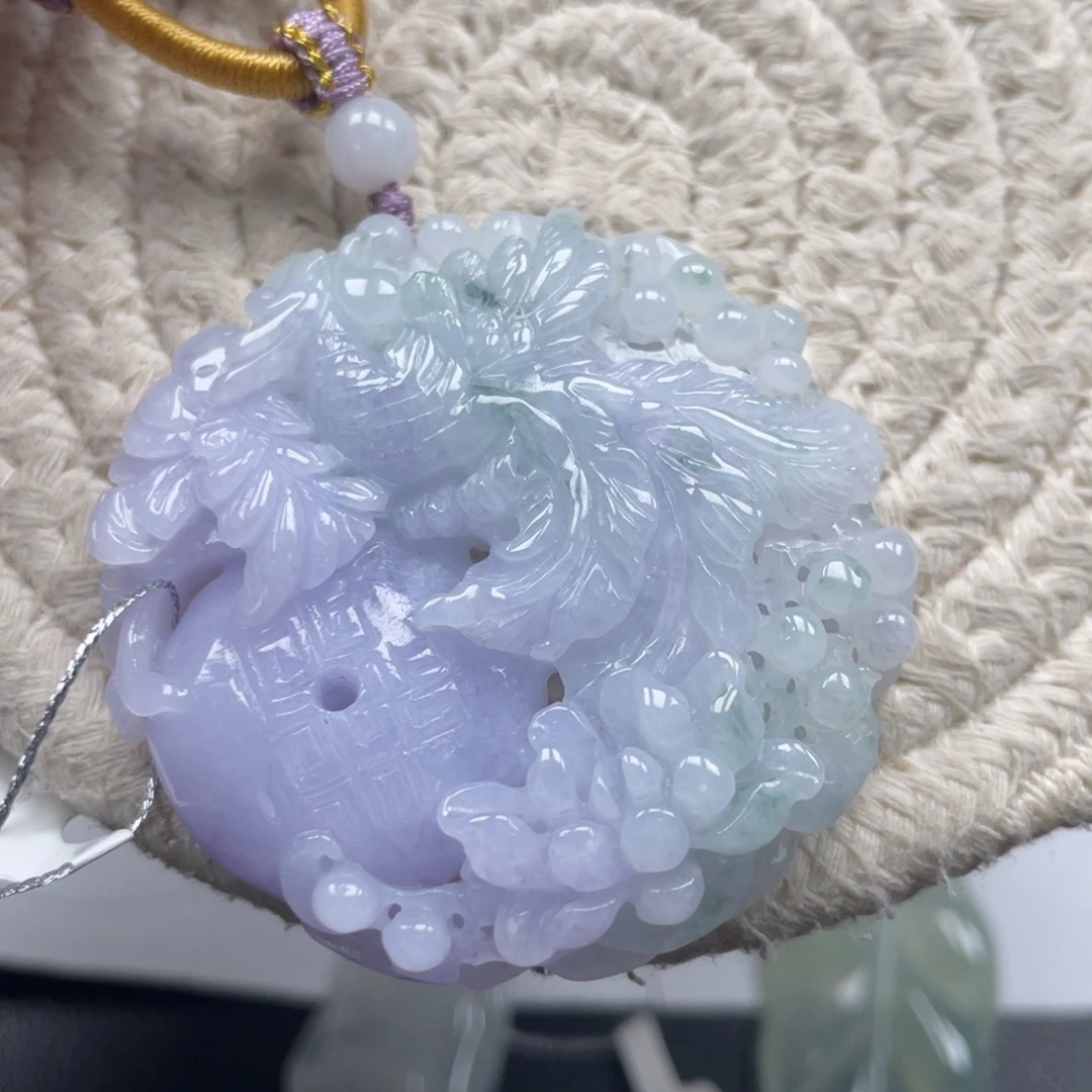 翡翠未镶嵌颈饰天然A货缅甸翡翠