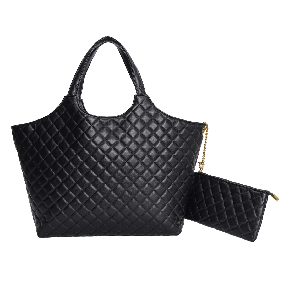 {点心}2025年新款时尚潮流百搭单肩斜挎包 8808-黑色 45*10*31cm