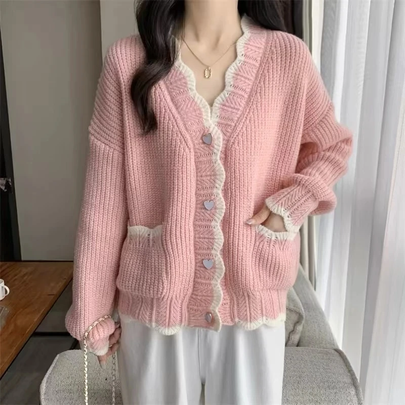 【A501-A510】精品撤柜毛衣 慵懒风毛衣 宽松加厚软糯针织开衫