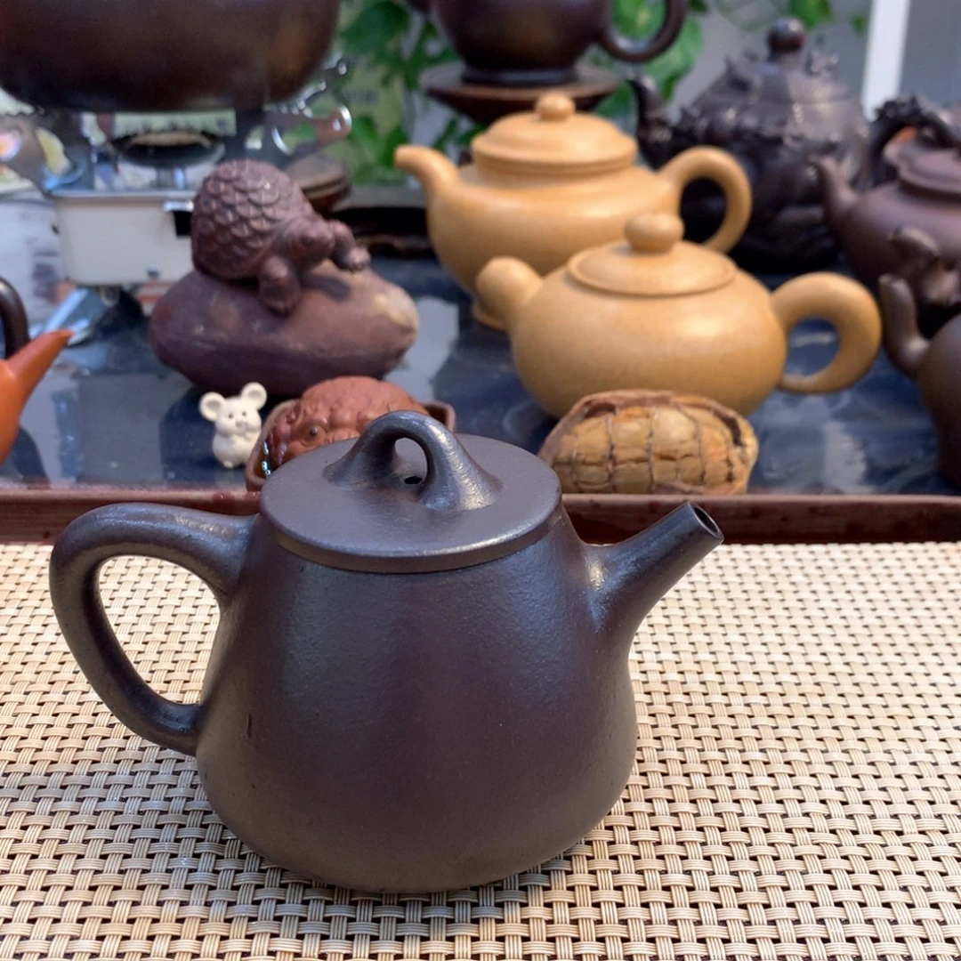美***角茶壶紫砂宜兴原矿fhfgh
