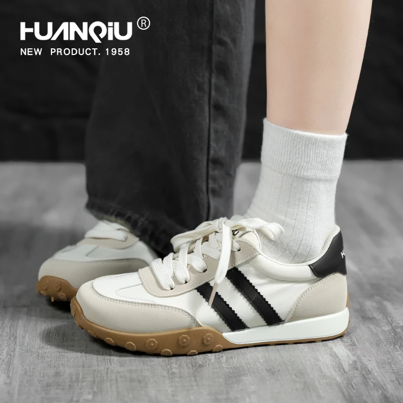 环球时尚鞋德训鞋女2025春夏新款阿甘鞋女透气爆款老爹鞋潮鞋百搭