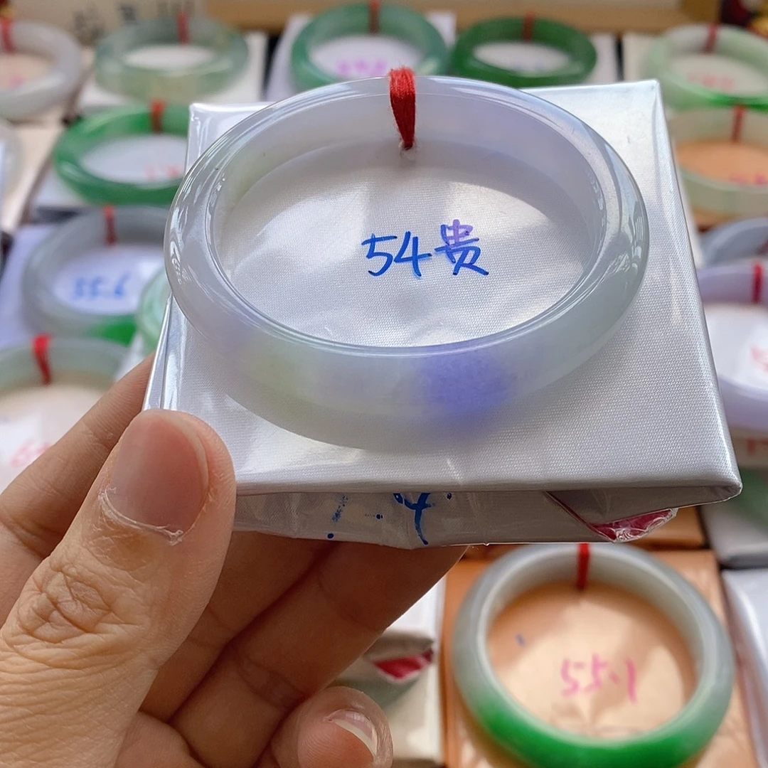 翡翠未镶嵌手镯13号