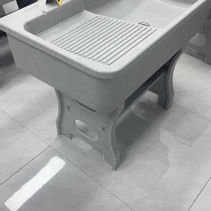 Y***I石英石平边无挡水100*58*80灰