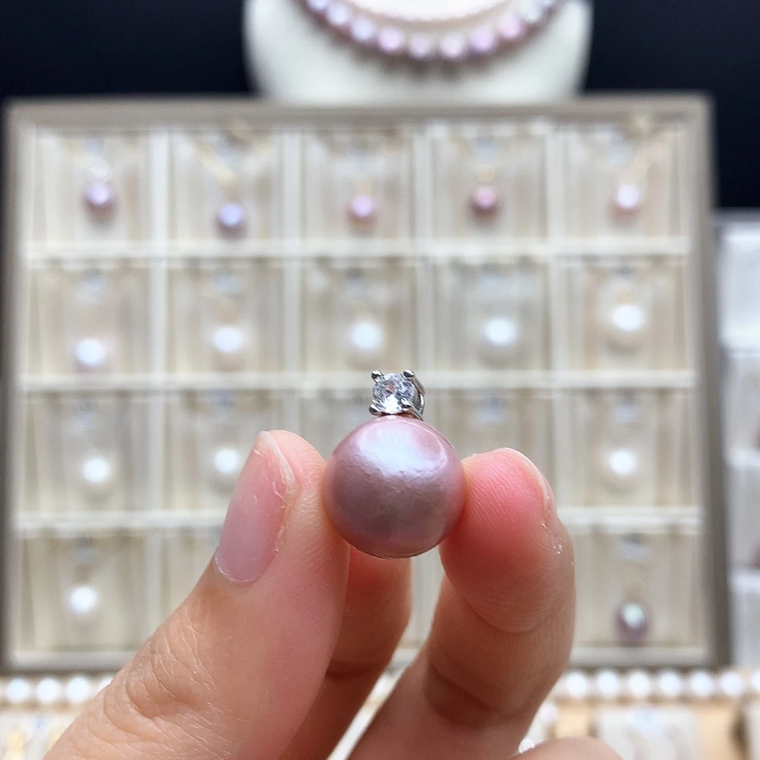 颈饰合金淡水珍珠