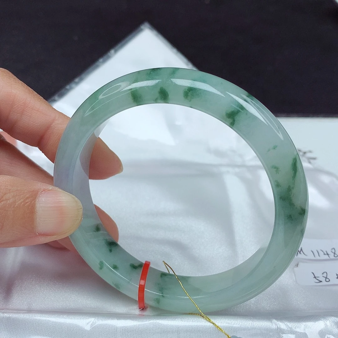 未镶嵌手镯翡翠58圈4847