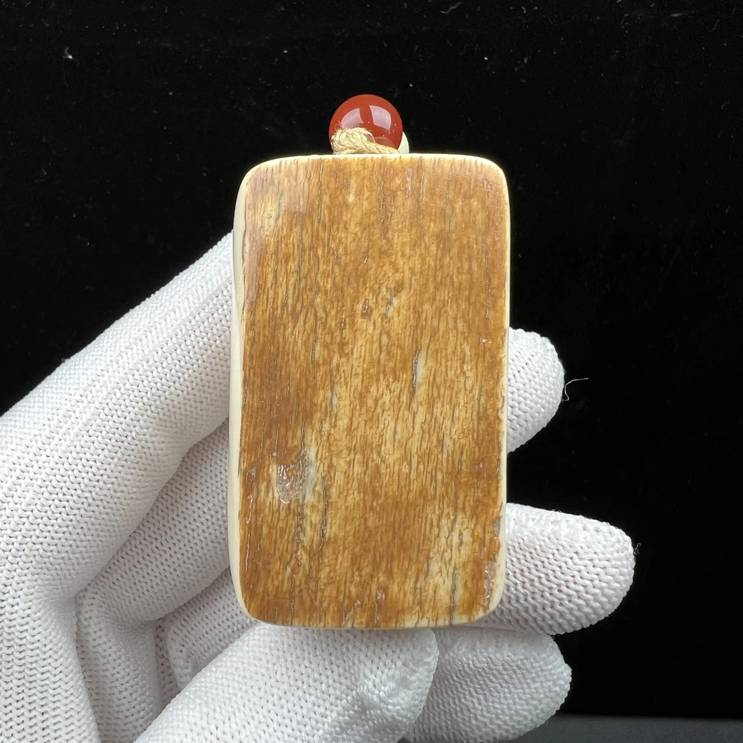 E4328天然猛犸牙 肥皂块29x47x22.8mm支持鉴定 假一罚四