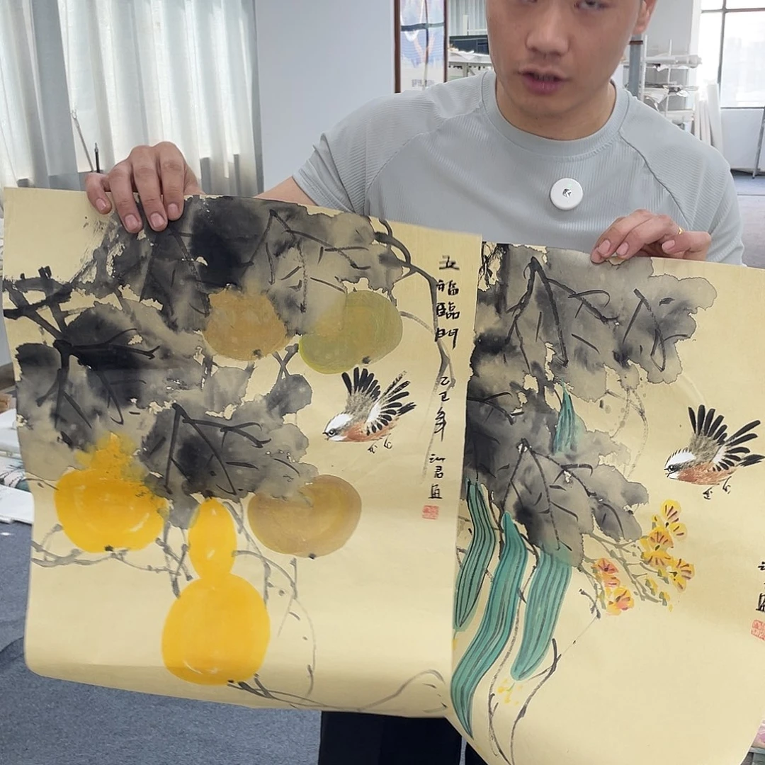 国画纯手绘字画宣纸