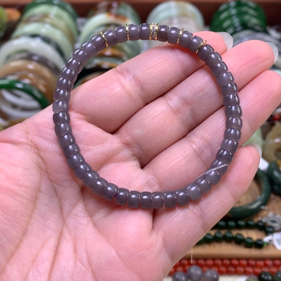 和田玉未镶嵌手链卡0.6