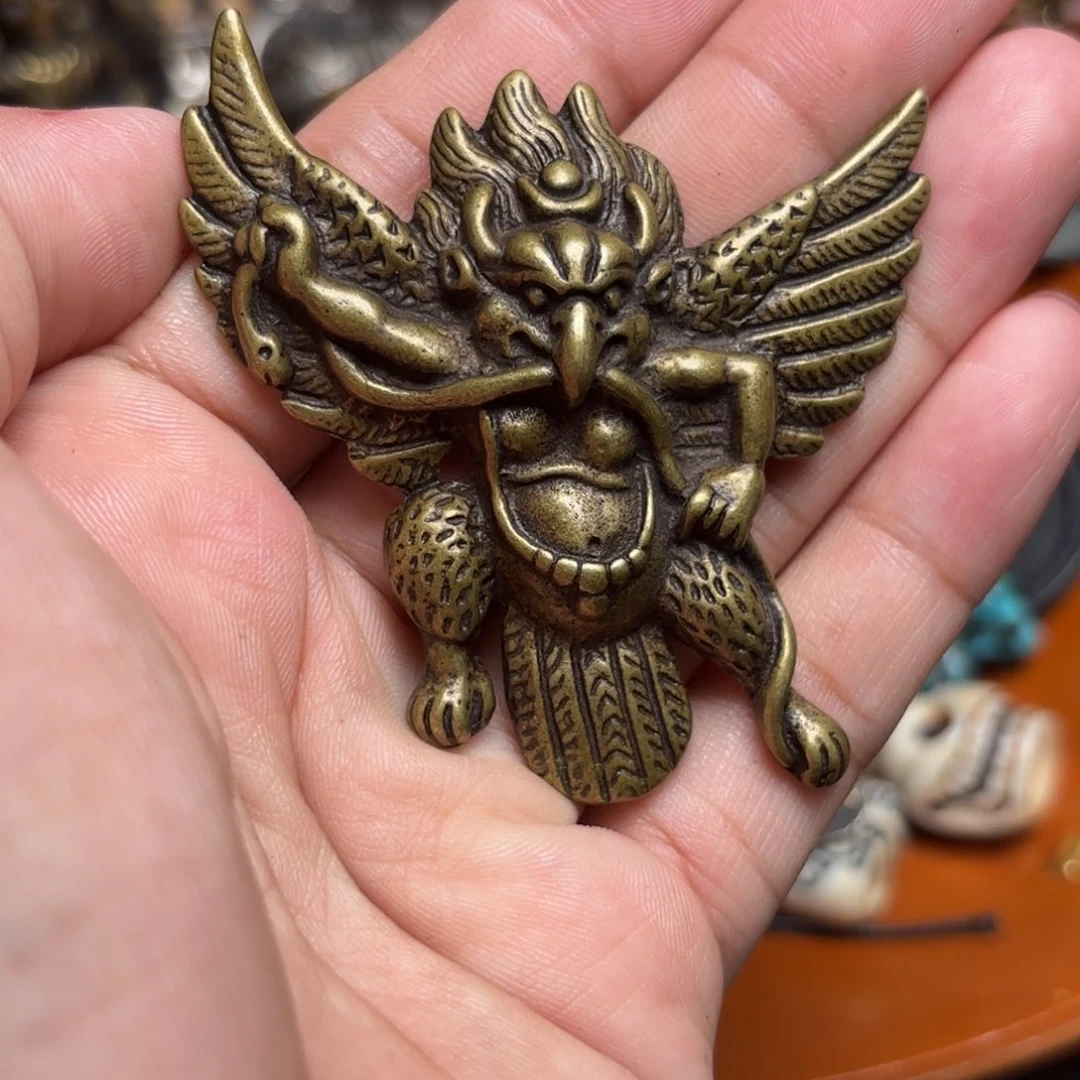 铜星月菩提吊坠项链