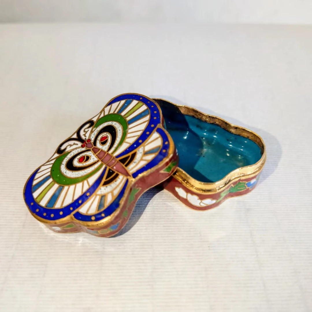 景泰蓝蝴蝶饰品盒